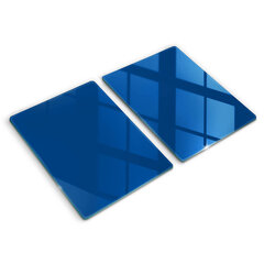 Stiklinė pjaustymo lenta Mėlyna spalva, 2x40x52 cm kaina ir informacija | Pjaustymo lentelės | pigu.lt