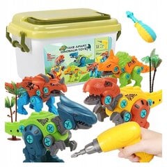 Konstruktorių rinkinys Dinozaurai su atsuktuvu kaina ir informacija | Žaislai berniukams | pigu.lt