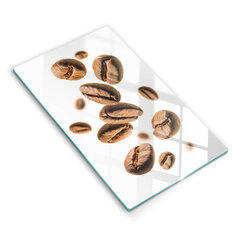 Stiklinė pjaustymo lenta Kavos pupelės, 30x52 cm kaina ir informacija | Pjaustymo lentelės | pigu.lt