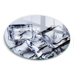 Stiklinė pjaustymo lenta Ledo kubeliai, 30 cm kaina ir informacija | Pjaustymo lentelės | pigu.lt