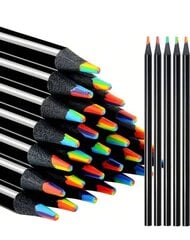 Разноцветные карандаши, Electronics LV-921, 10 шт цена и информация | Принадлежности для рисования, лепки | pigu.lt