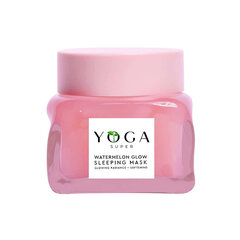 Naktinė veido kaukė Yoga super Watermelon glow AHA цена и информация | Сыворотки для лица, масла | pigu.lt