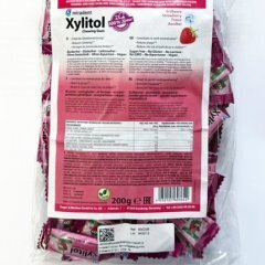 Kramtomoji guma Miradent, braškių skonio, 200 g цена и информация | Зубные щетки, пасты | pigu.lt