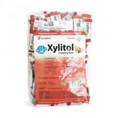 Kramtomoji guma Miradent Xylitol, cinamono skonio, 200 g цена и информация | Зубные щетки, пасты | pigu.lt