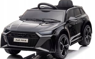 Vienvietis elektromobilis Audi RS6 4x4, juodas kaina ir informacija | Elektromobiliai vaikams | pigu.lt