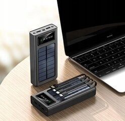 Setty Solar Travel Battery 10000 mAh kaina ir informacija | Atsarginiai maitinimo šaltiniai (power bank) | pigu.lt