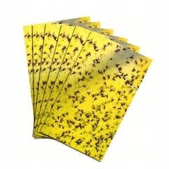 Lipnios plokštelės vabzdžiams, 10 vnt. kaina ir informacija | Vabzdžių naikinimas | pigu.lt