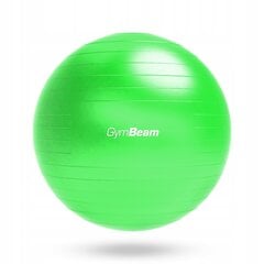 Jogos gimnastinis fitneso kamuolys su pompa GymBeam, 85cm, žalias kaina ir informacija | Gimnastikos kamuoliai | pigu.lt