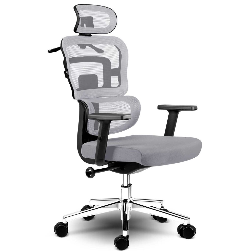 Ofiso kedė Sofotel Nicea, pilka kaina ir informacija | Biuro kėdės | pigu.lt