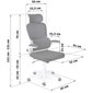 Ofiso kedė Sofotel Formax, juoda цена и информация | Biuro kėdės | pigu.lt