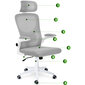 Ofiso kedė Sofotel Brass, pilka цена и информация | Biuro kėdės | pigu.lt