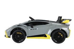 Vienvietis vaikiškas elektromobilis Lamborghini STO DRIFT, pilkas цена и информация | Электромобили для детей | pigu.lt