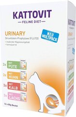 Kattovit Feline Diet Urinary набор для взрослых кошек, 12х85 г цена и информация | Консервы для кошек | pigu.lt