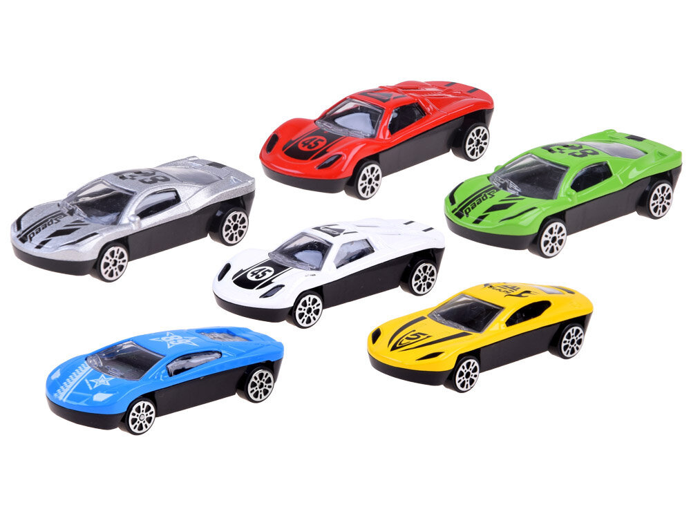 Sunkvežimis su automobiliais Die-Cast, įvairių spalvų kaina ir informacija | Žaislai berniukams | pigu.lt