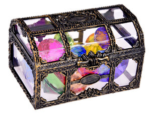 Пиратский сундук с цветными кристаллами цена и информация | Развивающие игрушки | pigu.lt