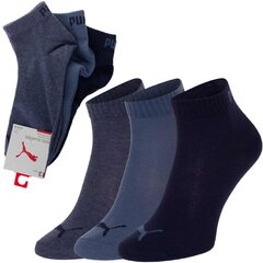 Kojinės vyrams Puma 87395, mėlynos, 3 poros kaina ir informacija | Vyriškos kojinės | pigu.lt