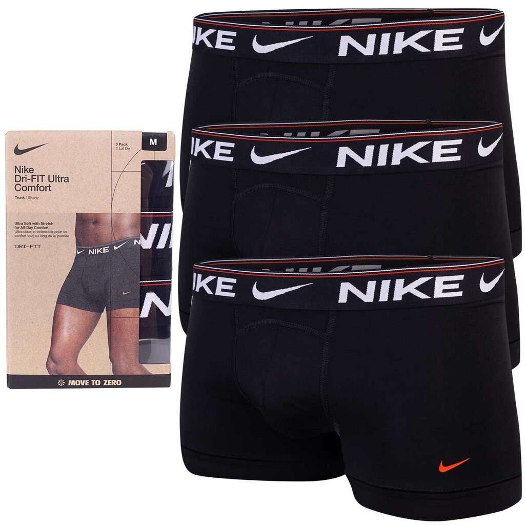 Trumpikės vyrams Nike 87670, juodos, 3 vnt. kaina ir informacija | Trumpikės | pigu.lt