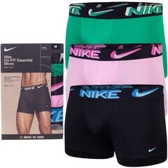 Trumpikės vyrams Nike 87671, įvairių spalvų, 3 vnt. цена и информация | Трусы | pigu.lt