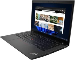 Lenovo ThinkPad L14 Gen 3 (Intel) 14", Intel Core i3-1215U, 16GB, 256GB SSD, Win 11, Juodas kaina ir informacija | Nešiojami kompiuteriai | pigu.lt