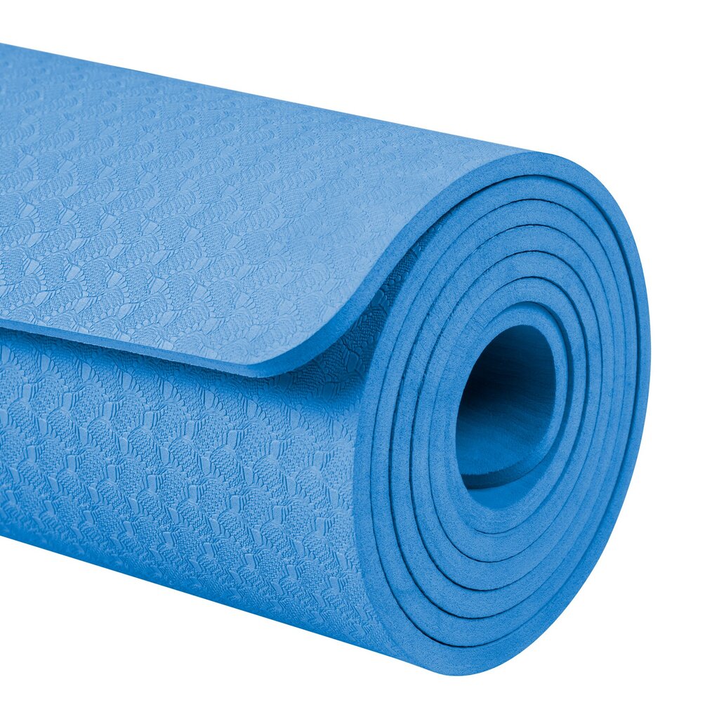 Kilimėlis jogai Rebel, 183x61cm, mėlynas kaina ir informacija | Kilimėliai sportui | pigu.lt
