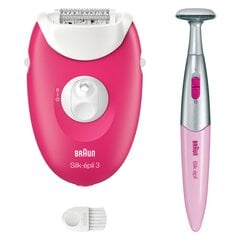 Braun Silk-Epil 3 3-202 kaina ir informacija | Epiliatoriai | pigu.lt