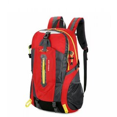 Turistinė kuprinė, 40 L, raudona цена и информация | Рюкзаки и сумки | pigu.lt