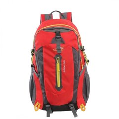 Turistinė kuprinė, 40 L, raudona цена и информация | Рюкзаки и сумки | pigu.lt