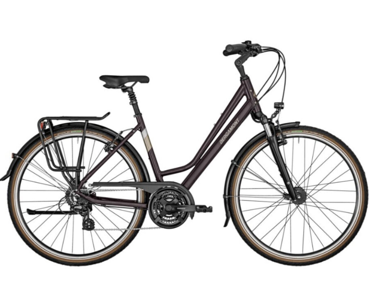 Miesto dviratis Bergamont HORIZON 3 AMSTERDAM 28", rudas kaina ir informacija | Dviračiai | pigu.lt