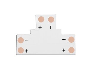 Разъем (коннектор) светодиодной ленты PCB типа "T" 10мм, 2pin. цена и информация | Светодиодные ленты | pigu.lt