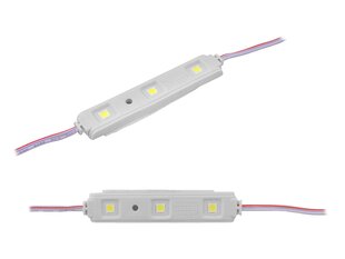 PS LED-5050 3 diodų baltos dienos šviesos modulis, atsparus vandeniui. kaina ir informacija | LED juostos | pigu.lt