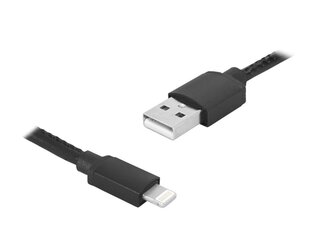 Кабель PS USB-8PIN 1 м черный, кожзаменитель цена и информация | Кабели и провода | pigu.lt