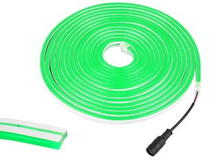 Vienpusė LED virvelė NEON FLEX 2835, 12 V, 5 m, žalia. kaina ir informacija | LED juostos | pigu.lt