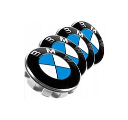 4 шт. Центральные колпаки на диски BMW. цена и информация | Автопринадлежности | pigu.lt