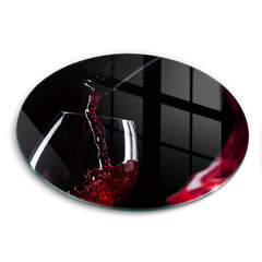 Stiklinė pjaustymo lenta Taurė raudono vyno, 40 cm kaina ir informacija | Pjaustymo lentelės | pigu.lt