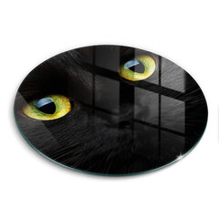 Stiklinė pjaustymo lenta Gyvūnų katės akys, 40 cm kaina ir informacija | Pjaustymo lentelės | pigu.lt