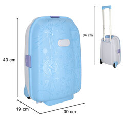Vaikiškas lagaminas ikonk, mėlynas kaina ir informacija | Lagaminai, kelioniniai krepšiai | pigu.lt