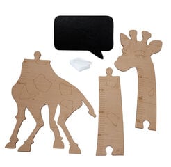 Ikonk ūgio matavimo juosta žirafa, 125 cm kaina ir informacija | Žaislai kūdikiams | pigu.lt