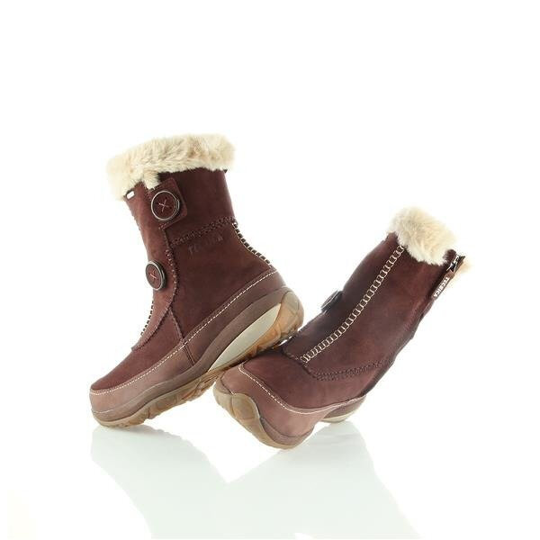 Žieminiai batai moterims, rudi kaina ir informacija | Aulinukai, ilgaauliai batai moterims | pigu.lt
