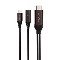 Кабель USB-C to HDMI 2.1 4k60Hz RayCue cable, 2 м цена и информация | Кабели и провода | pigu.lt