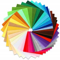 Dekoratyvinio veltinio rinkinys Mix Colours, 24 vnt. kaina ir informacija | Vėlimo reikmenys | pigu.lt