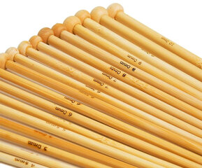 Набор для вязания проволокой, 36 шт., бамбук цена и информация | Принадлежности для вязания | pigu.lt