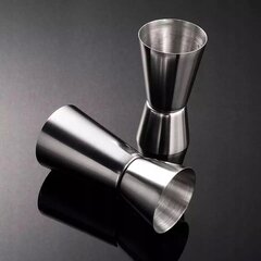 Двусторонний мерный стаканчик Jigger, 25/50 мл цена и информация | Кухонная утварь | pigu.lt