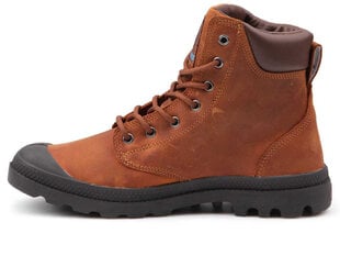 Laisvalaikio batai vyrams Palladium Pampa Cuff WP Lux 73231-733-M 21929-19, rudi цена и информация | Мужские кроссовки | pigu.lt