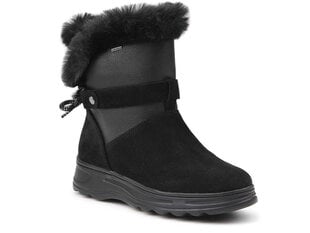 Auliniai batai moterims Geox D Hosmos 87625, juodi цена и информация | Женские ботинки | pigu.lt