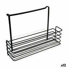 Virtuvės spintelės dėklas Confortime Juoda 34 x 9.5 x 22 cm (12 vnt.) цена и информация | Комплектующие для кухонной мебели | pigu.lt