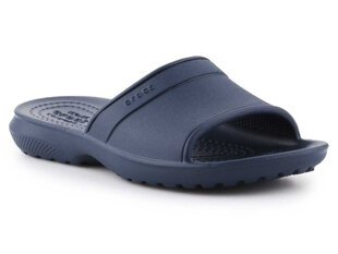 Crocs šlepetės moterims Classic Slide 204981, mėlynos kaina ir informacija | Guminės klumpės vaikams | pigu.lt