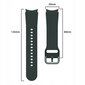 Bizon Silicone Strap цена и информация | Išmaniųjų laikrodžių ir apyrankių priedai | pigu.lt