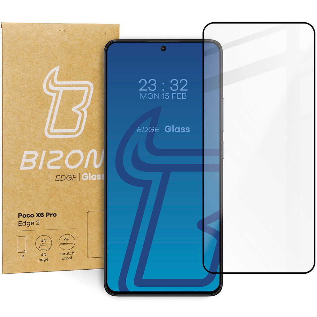 Bizon Edge Glass цена и информация | Apsauginės plėvelės telefonams | pigu.lt