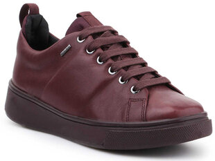 Laisvalaikio batai moterims Geox D Mayrah 78365, raudoni цена и информация | Спортивная обувь, кроссовки для женщин | pigu.lt