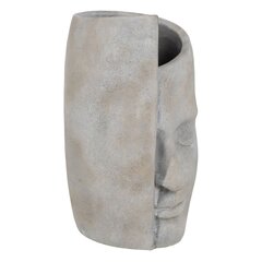 Vaza Pilka Cementas Veidas 21 x 18 x 32.5 cm kaina ir informacija | Vazos | pigu.lt